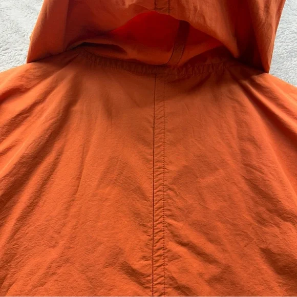 Eileen Fisher Vibrant Orange Windbreaker women’s small petite - Picture 15 of 15